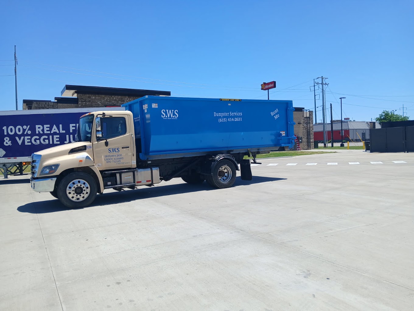 Roll off Dumpster Truck Samir Waste Solutions